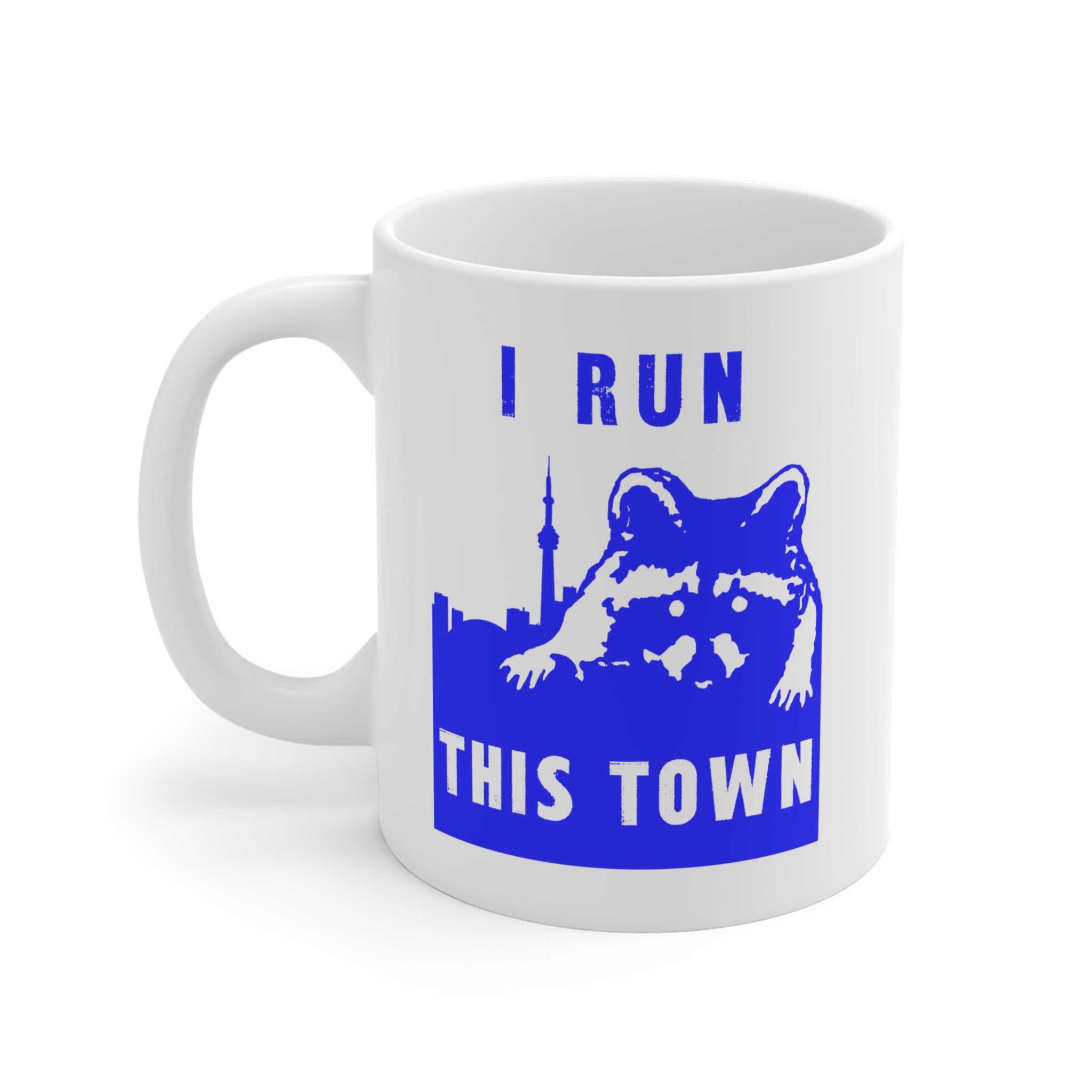 Run This Town - White Glossy Mug