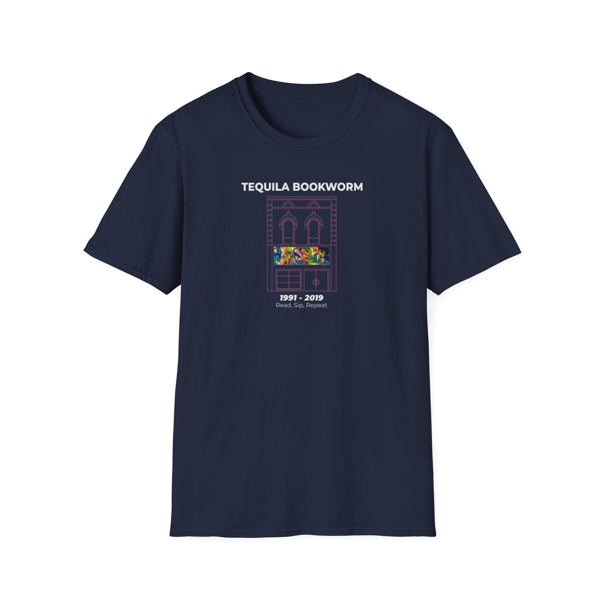 Tequila Bookworm - Men's Short-Sleeve T-Shirt