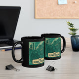The Junction - Black Glossy Mug