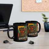 Queen West - Black Glossy Mug