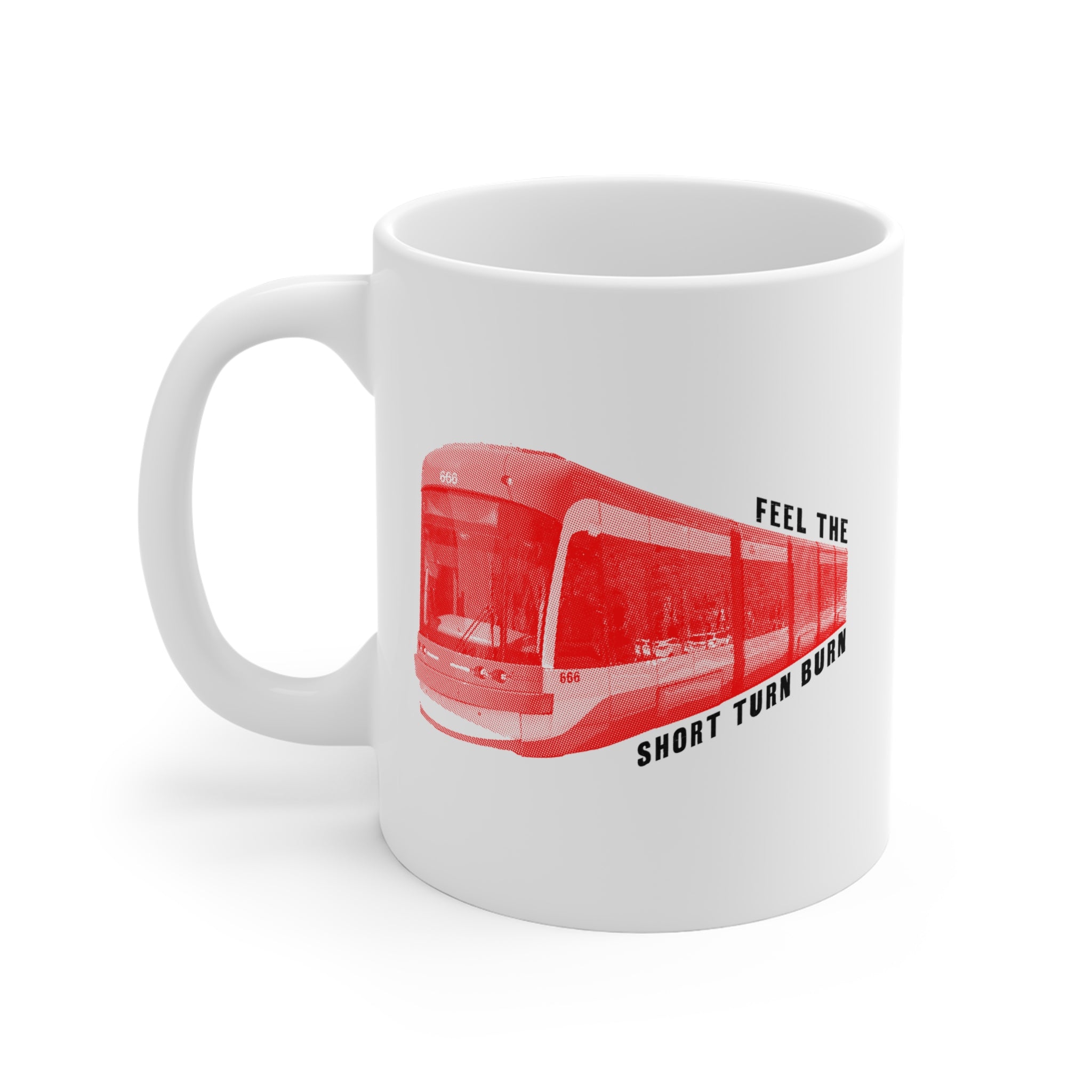 Short Turn - White Glossy Mug