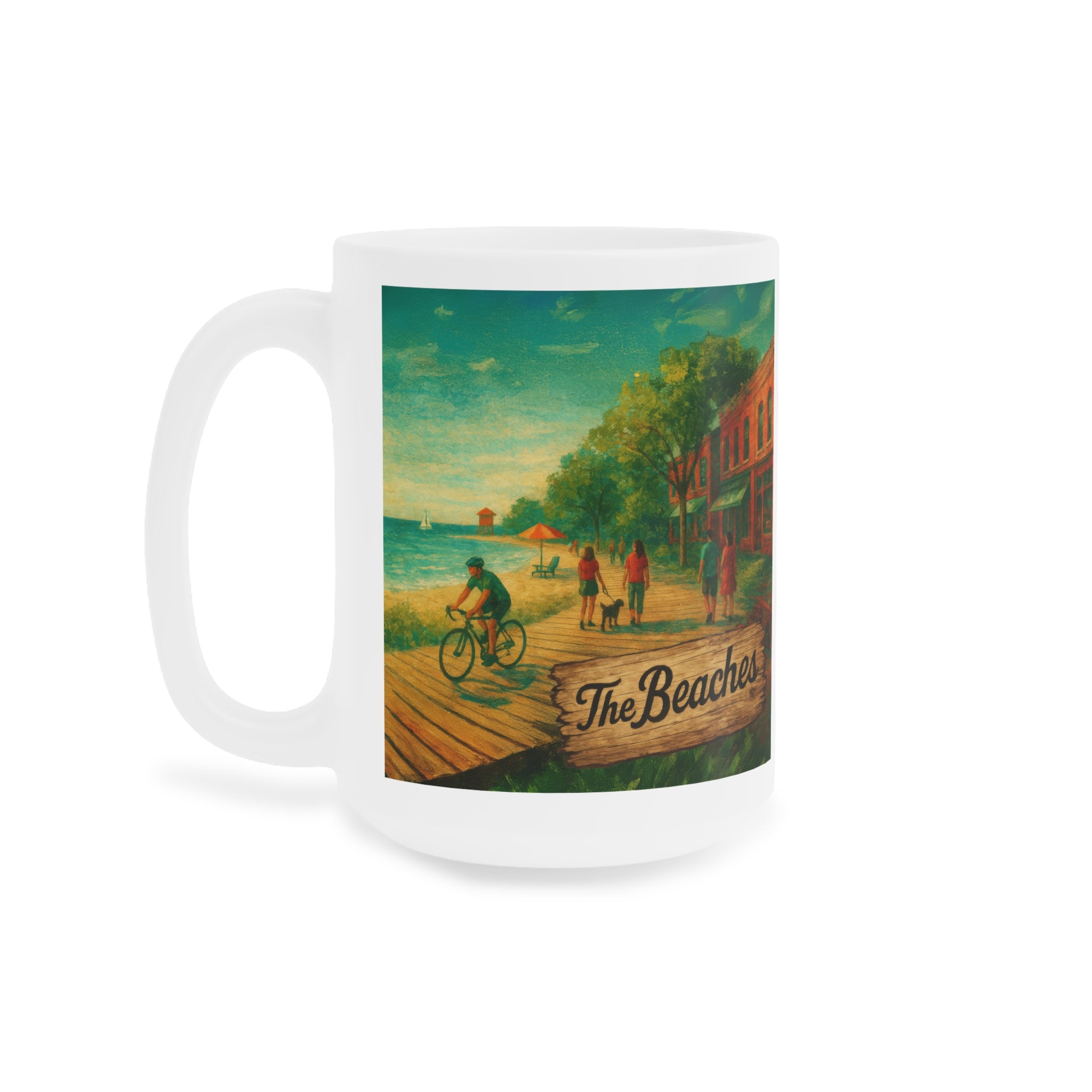 The Beaches - White Glossy Mug