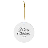 Toronto Snow Day - Ceramic Ornament