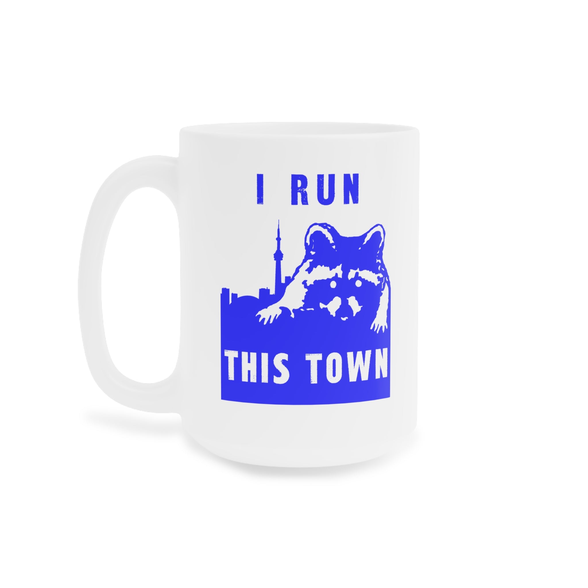 Run This Town - White Glossy Mug