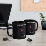 Spirits Bar & Grill - Black Glossy Mug