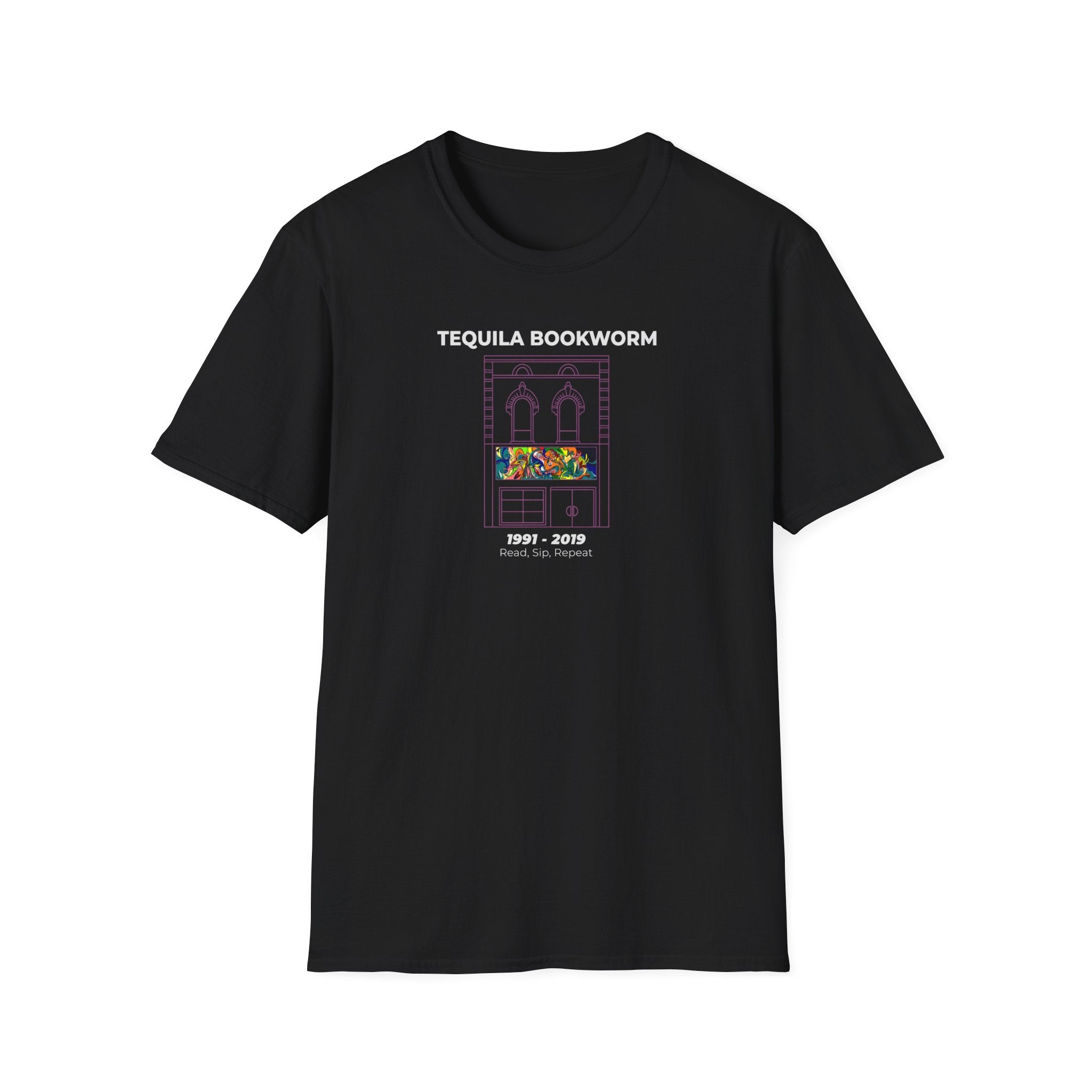 Tequila Bookworm - Men's Short-Sleeve T-Shirt