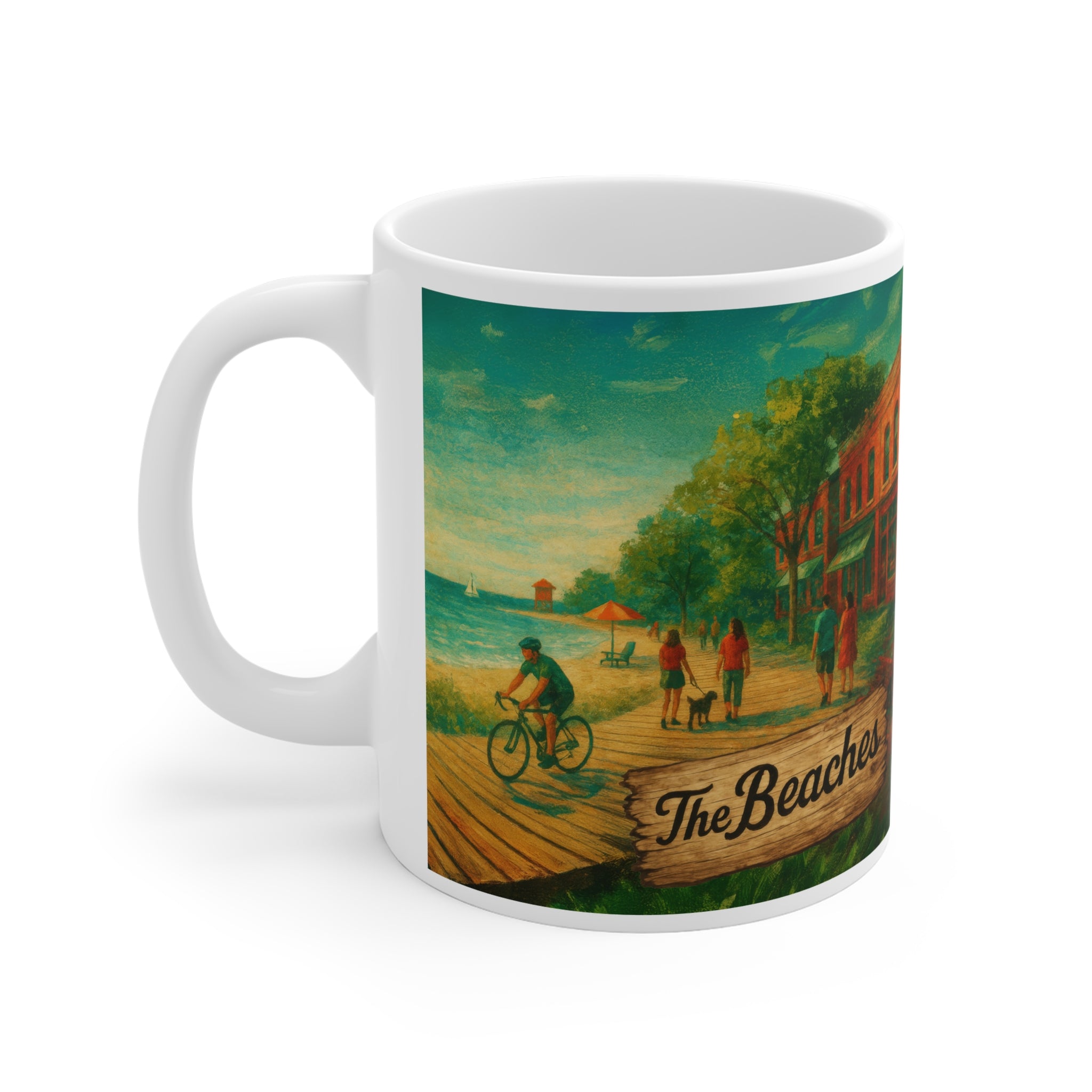 The Beaches - White Glossy Mug