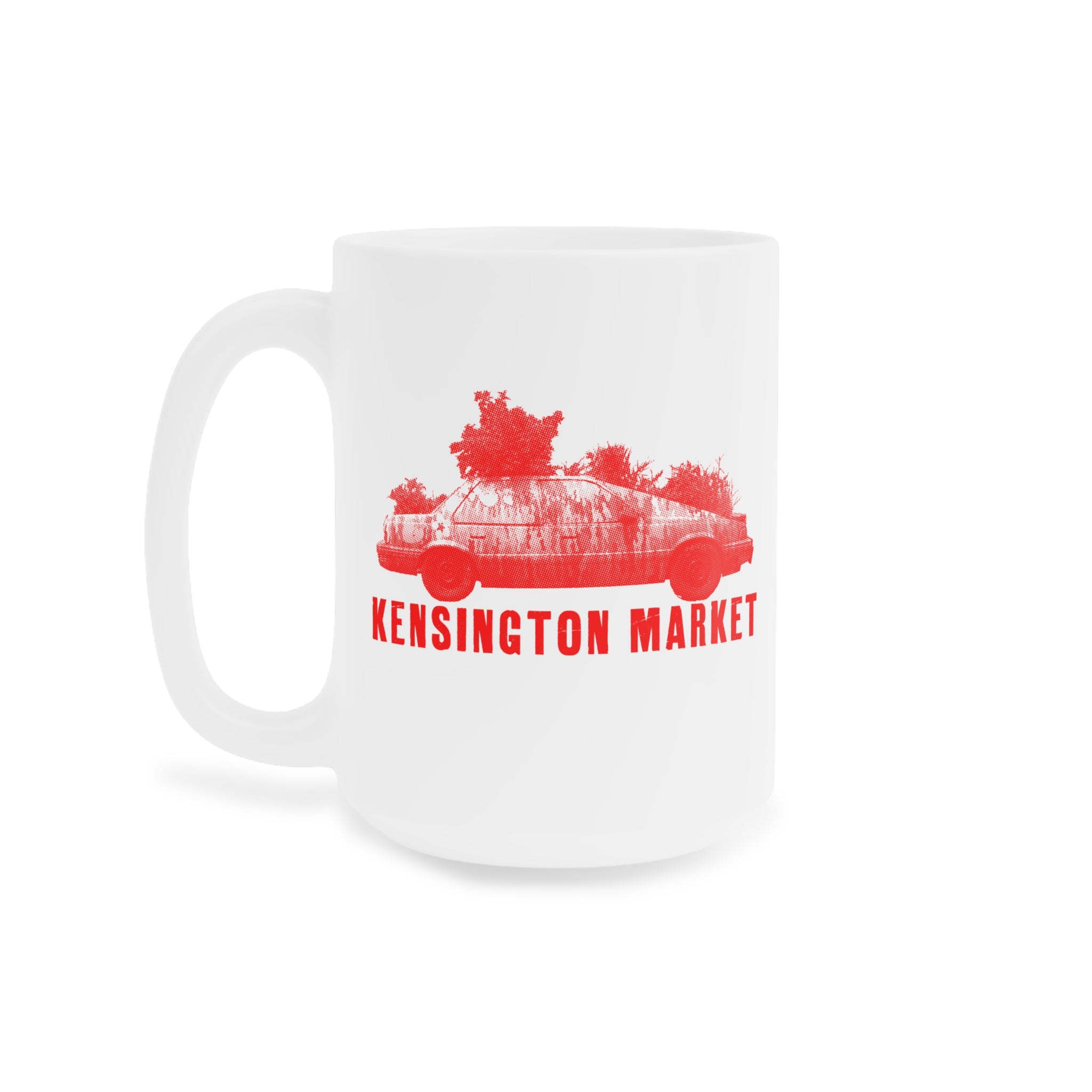 Kensington Market Garden Car - White Glossy Mug
