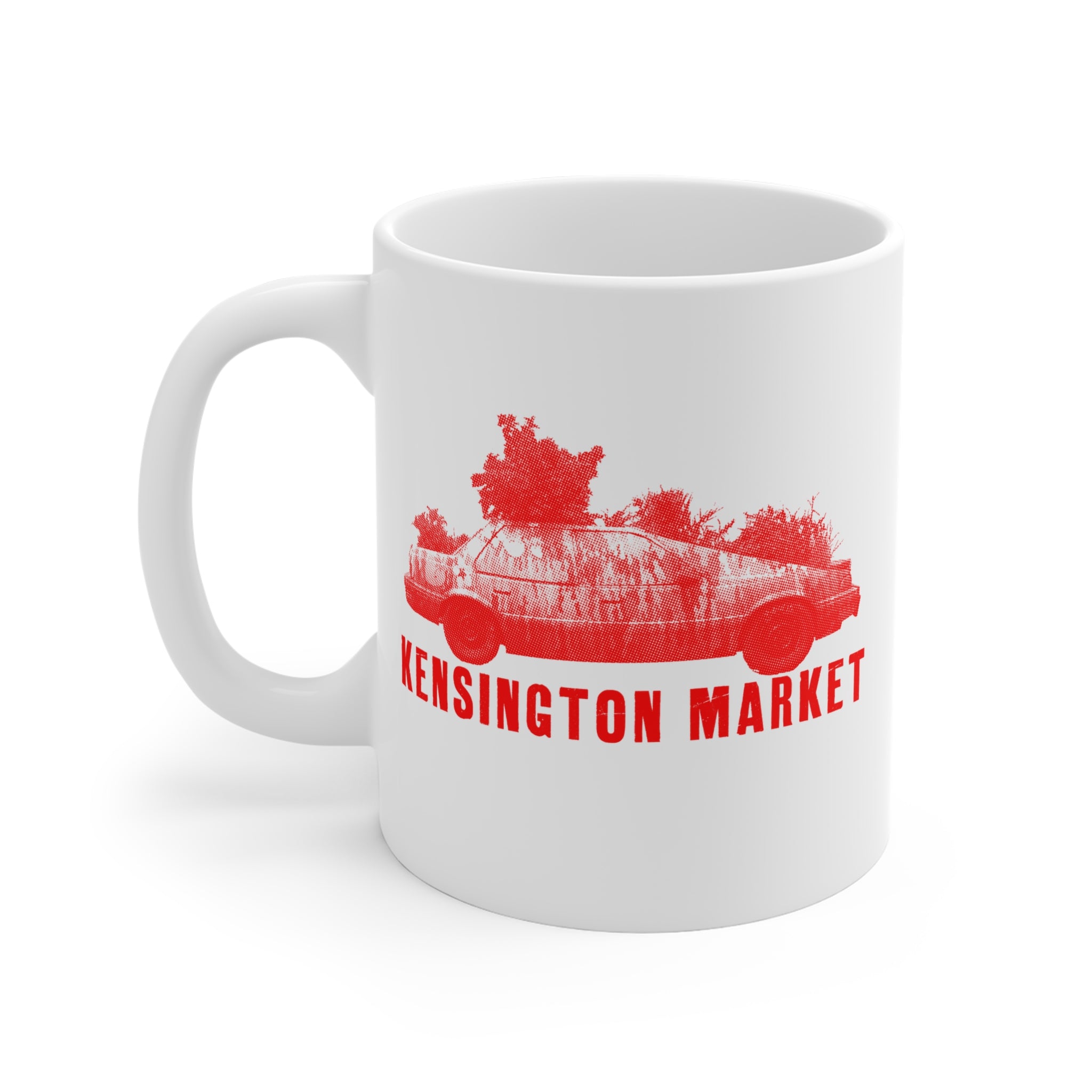 Kensington Market Garden Car - White Glossy Mug