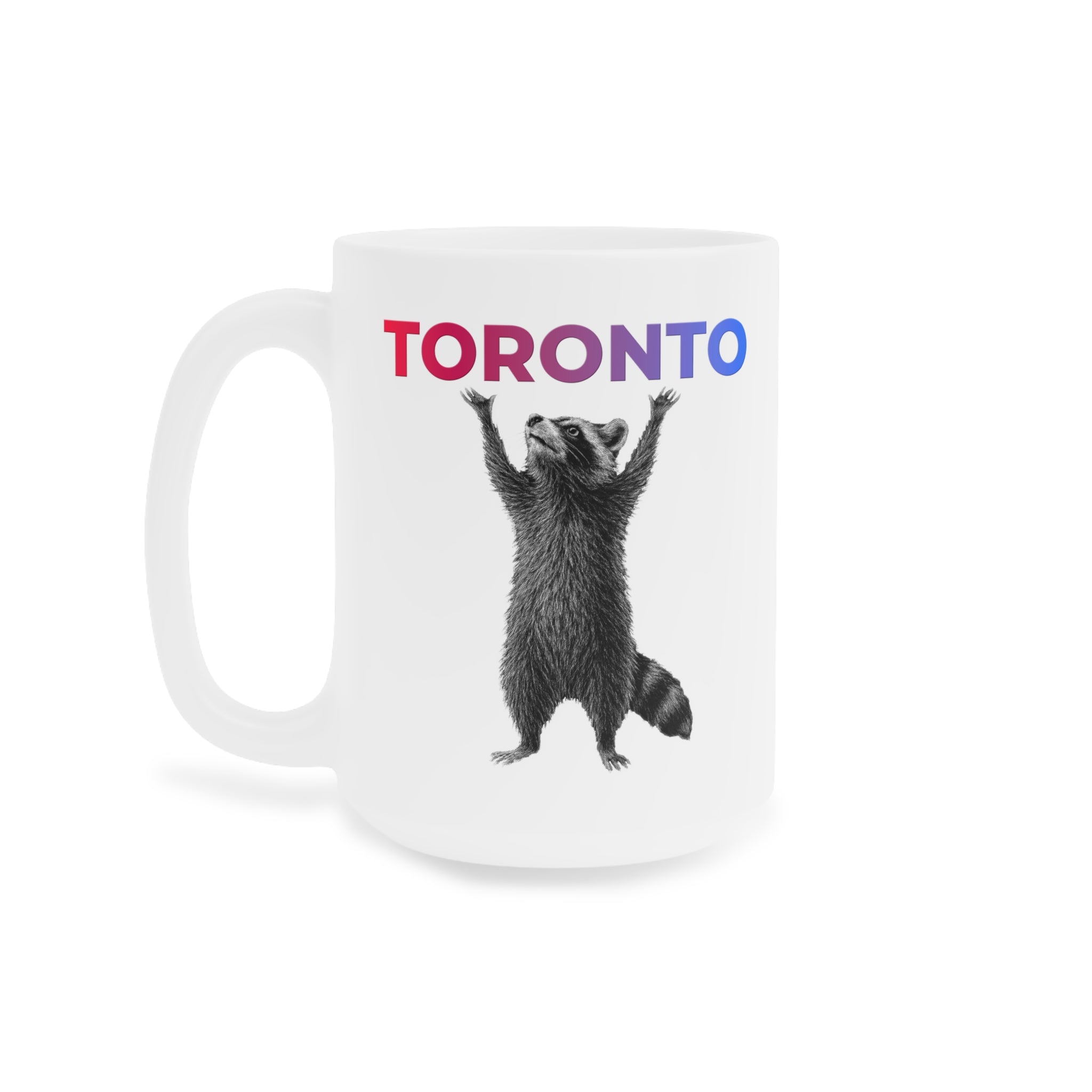Toronto Raccoon - White Glossy Mug