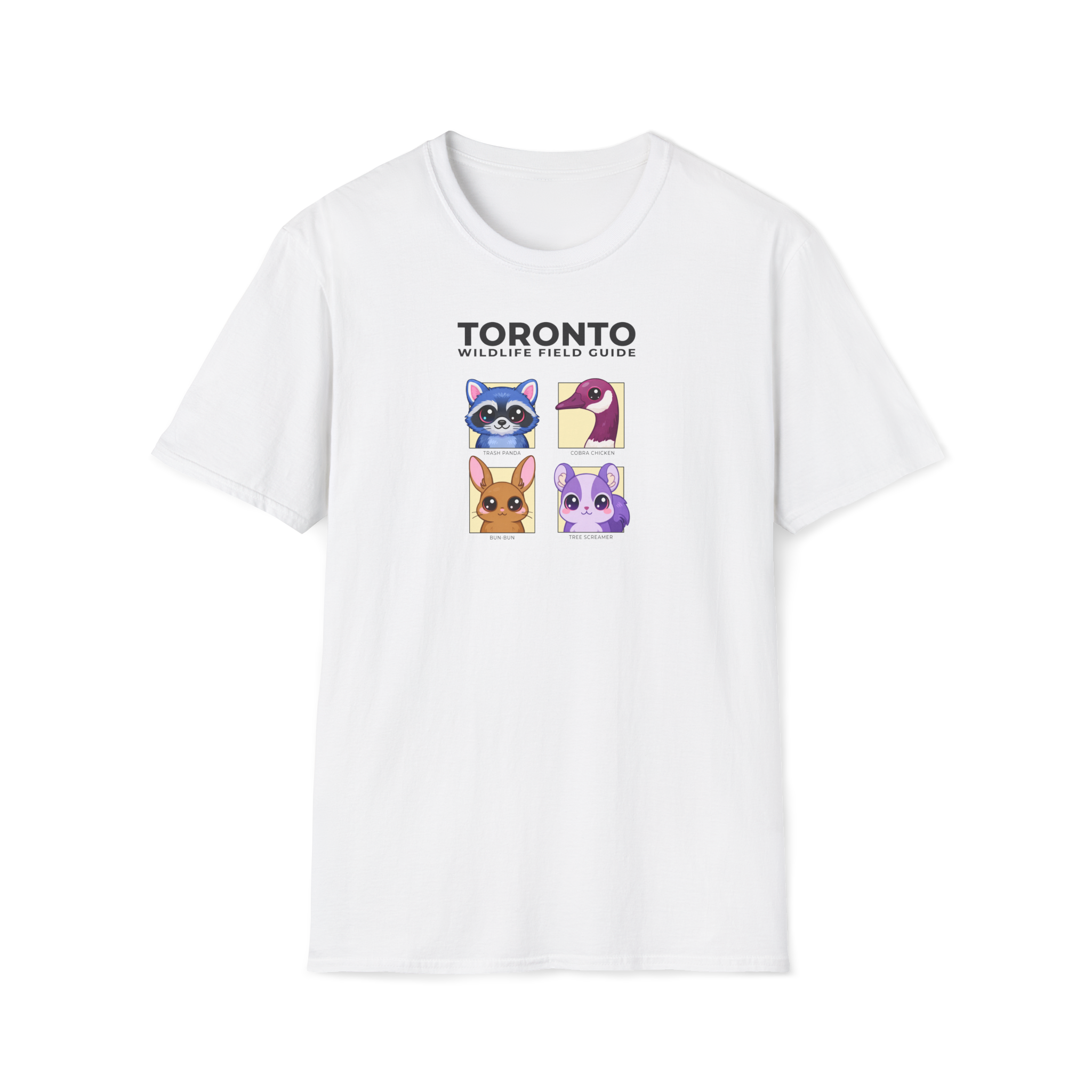 Toronto Wildlife Field Guide - Unisex Softstyle T-Shirt